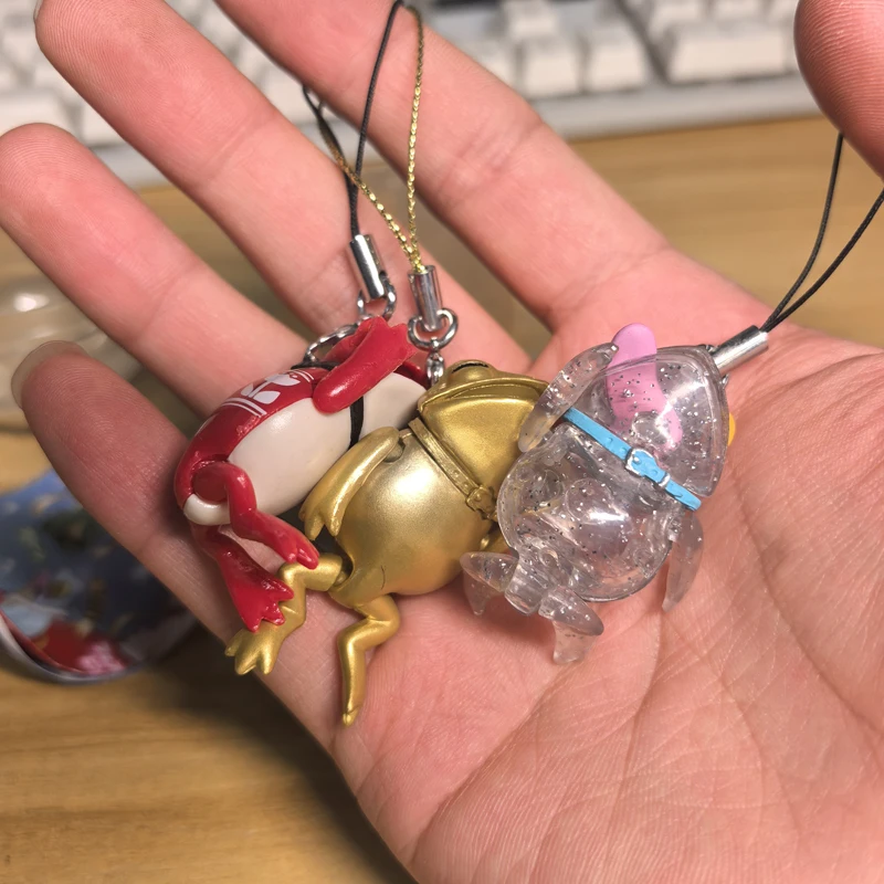 Original Kawaii Kitan Club Gashapon Frog Keychain 1/55 PVC