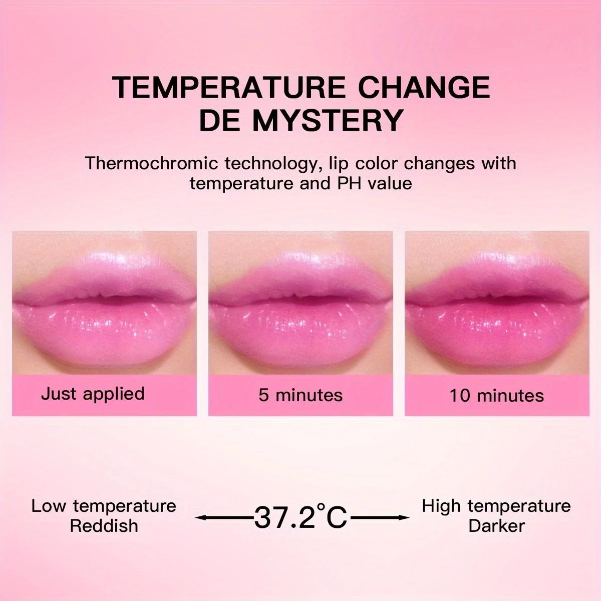 페블 컬러 체인징 립밤 - 보습, 변색 없음, 끈적임 없음, 가벼운 사용감 - 모든 피부 타입에 적합