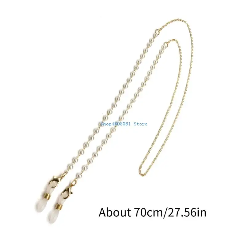 ห่วงโซ่แว่นตาตกแต่ง T3LC พร้อมดีไซน์ห่วงโซ่ไข่มุกอันเป็นเอกลักษณ์