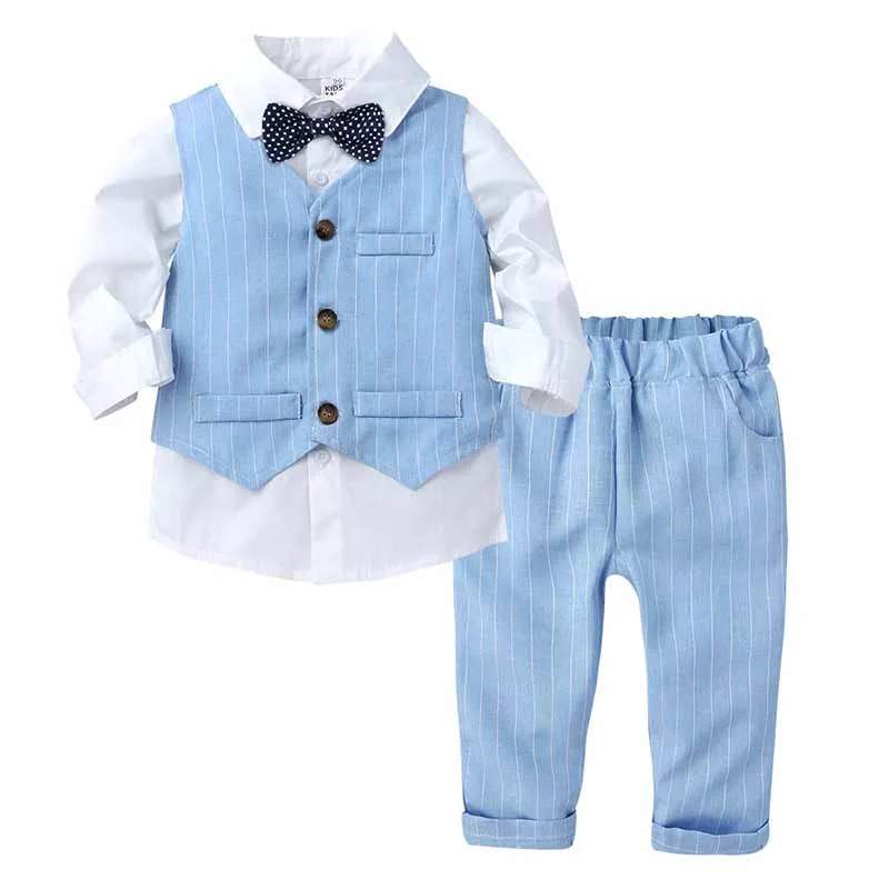 Boys Suit for Weddings Kids Prom Party Tuxedo Formal Blazer Pants Children\'s Wedding party Performance Costume school uniform