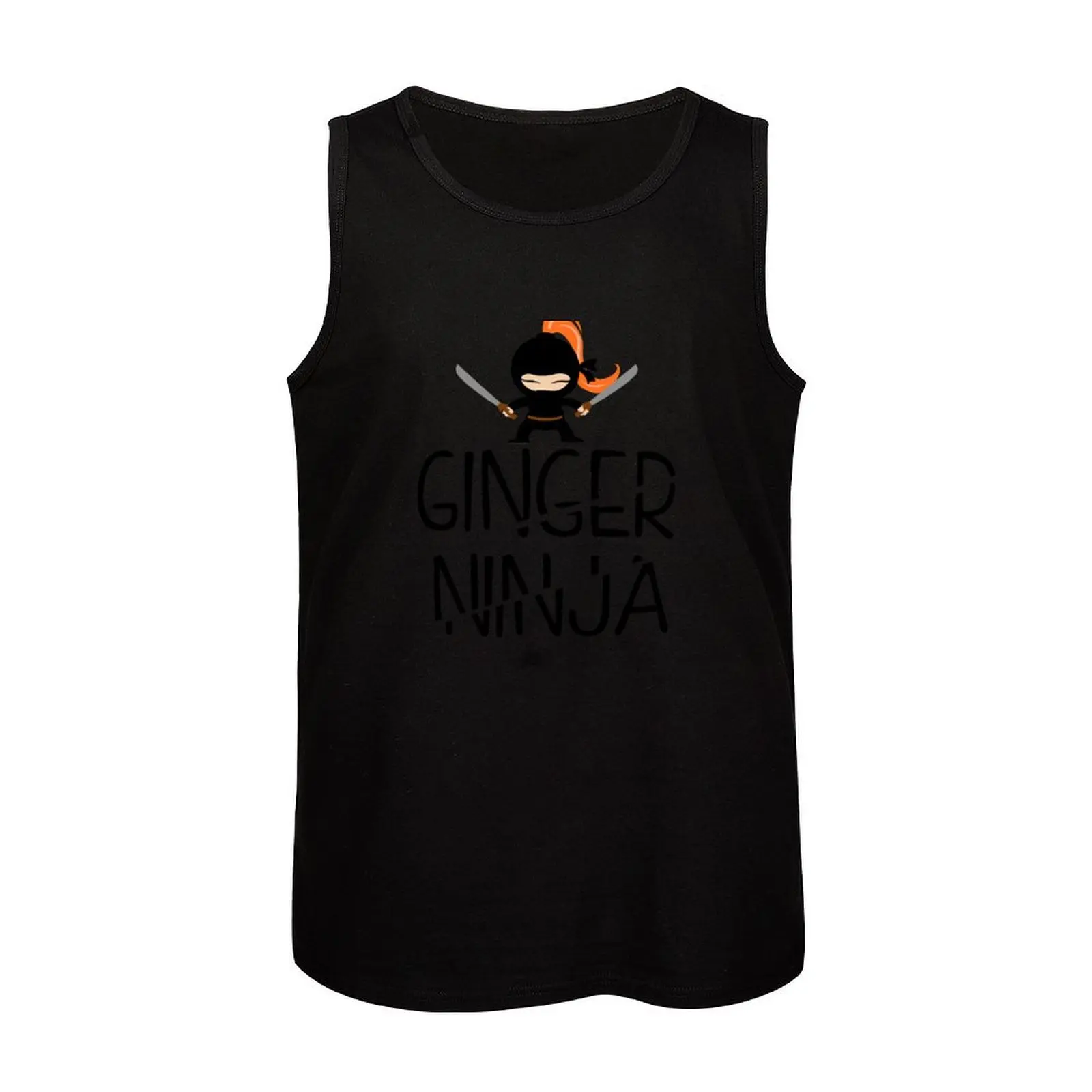 Ginger Ninja Tank Top Man summer clothes Vest male Men's t-shirts Gym t-shirt man