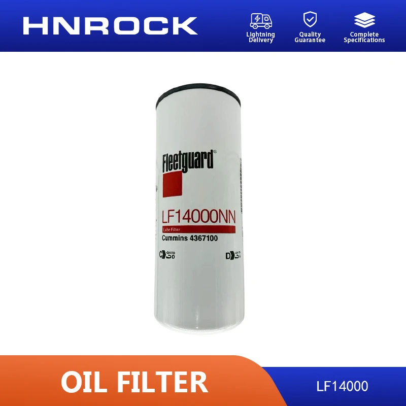 Nuevo filtro de aceite HNROCK giratorio LF14000 4367100 para plataforma de perforación de motor QSM11 filtro de aceite de maquinaria de construcción