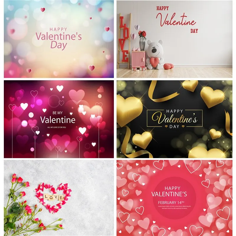 

Vinyl Custom Valentine Day Photography Backdrops Prop Love Heart Rose Wooden Floor Photo Studio Background 211120 QRJJ-05