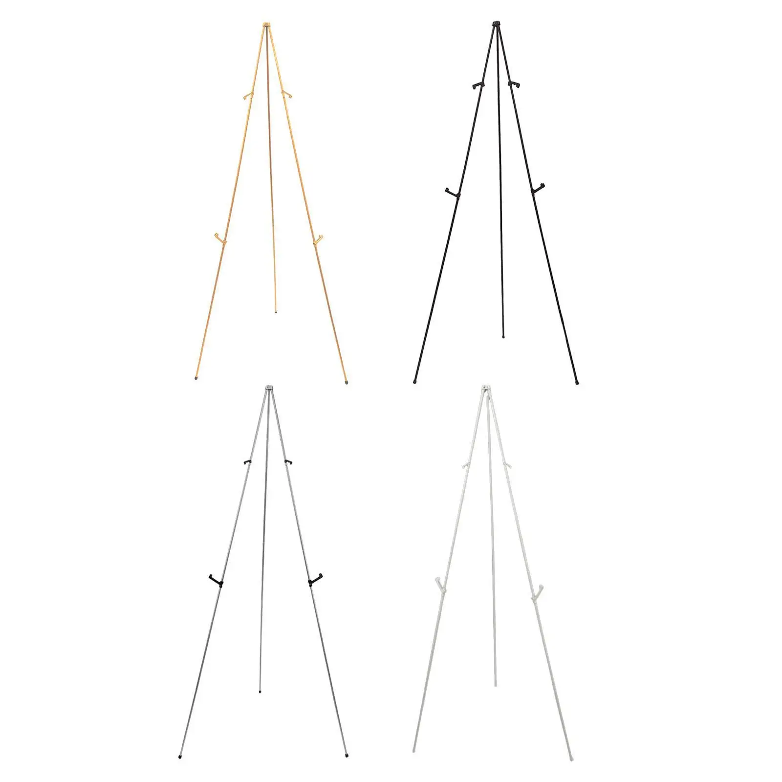 Dobrável DIY Portable Tripod Shelf, Telescoping Easel para Artes Exibindo, Wedding Sign, Poster, Outdoor Sketching, Painting Canvas