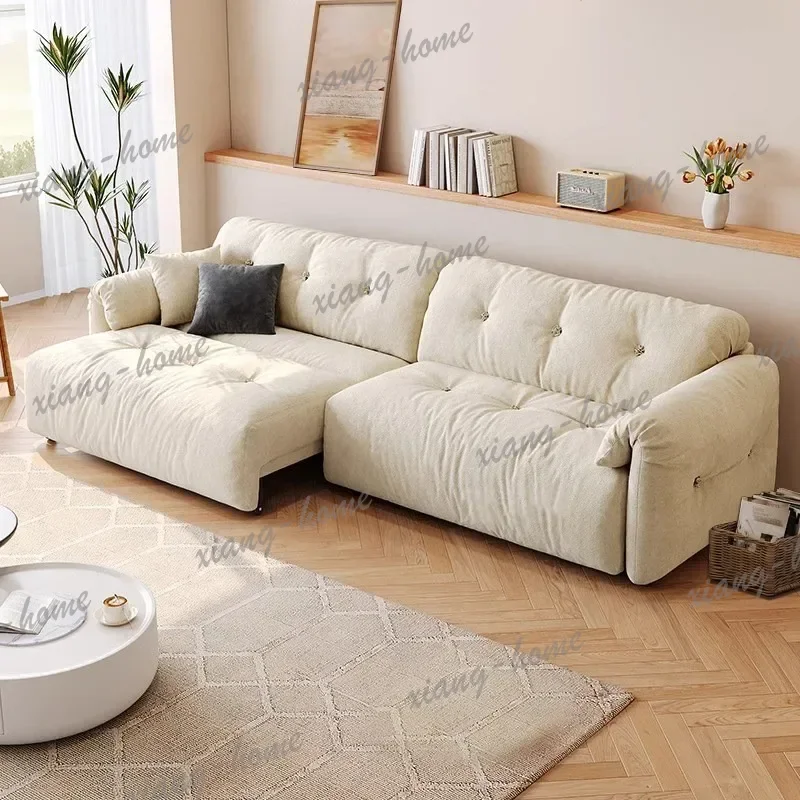 LSDesign Apartment Living Room Sofas Elegant Cushion Comfortable Multifunctional Sofa Gaming Recliner Furniture Accessories