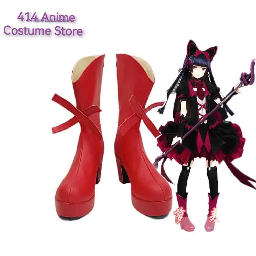 

New Gate Jieitai Kano Chi nite, Kaku Tatakaeri Rory Mercury Cosplay Boots Halloween Carnival Anime Shoes Custom Made