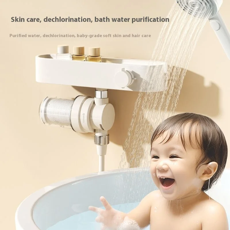 Pre-Shower Head, Shower Set for Home Use, Scale and Chlorine Removal Faucet, Bathroom Water Purifier, Water Filter