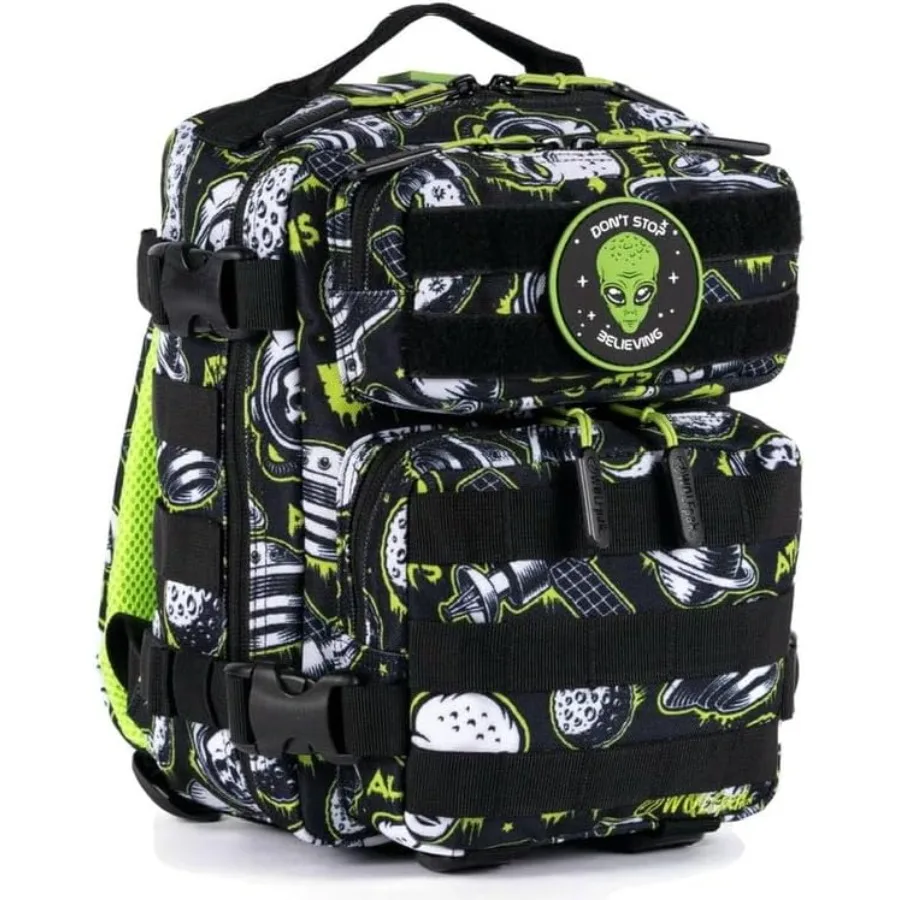 حقيبة ظهر تكتيكية صغيرة من WOLFpak 9L للرجال والنساء حقيبة حمل صغيرة للاستخدام اليومي لصالة الألعاب الرياضية والسفر والمدرسة متينة ومقاومة للماء