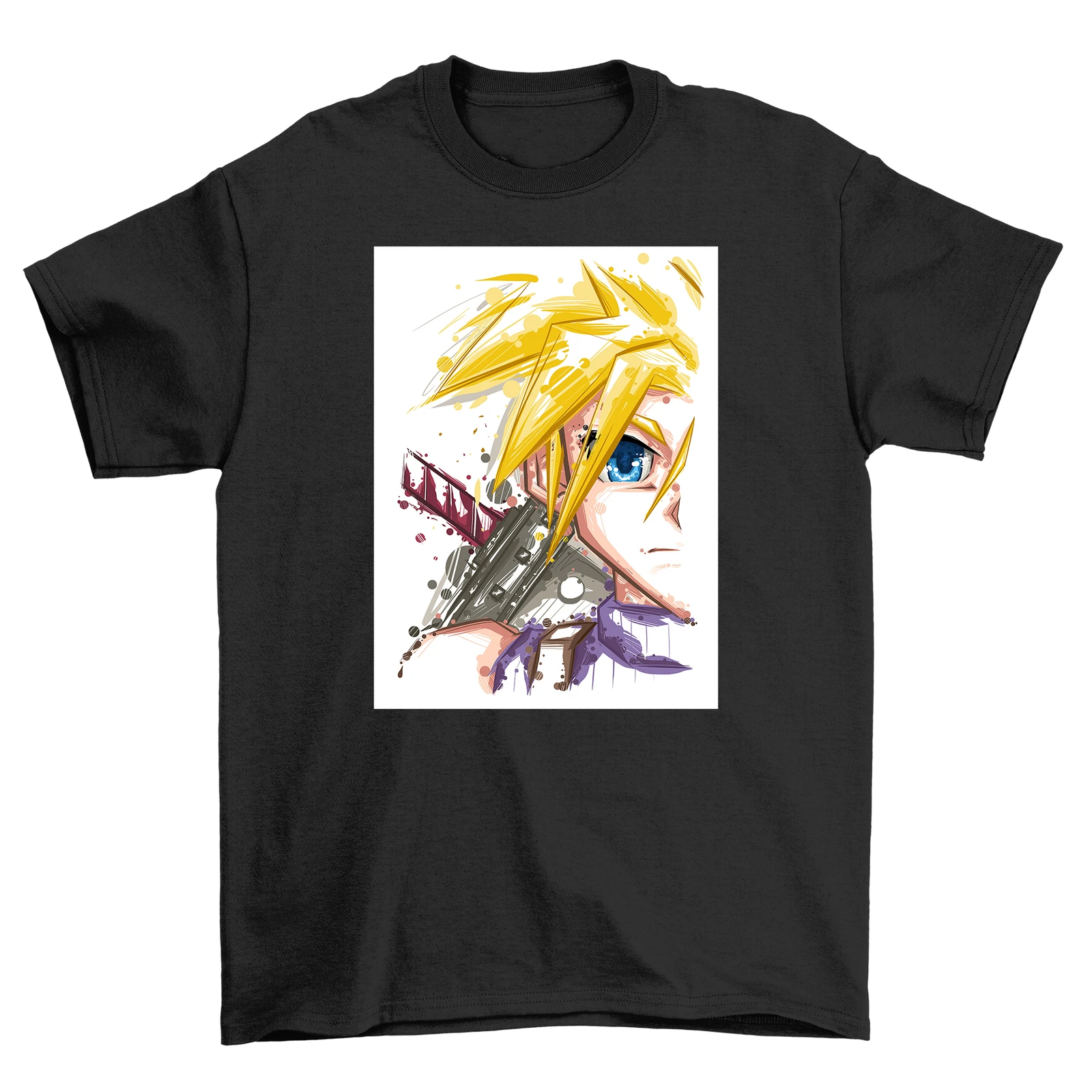 Cloud Poly Paint t-shirt - Level Up Your Style with a Funny Twist! 100% cotton,