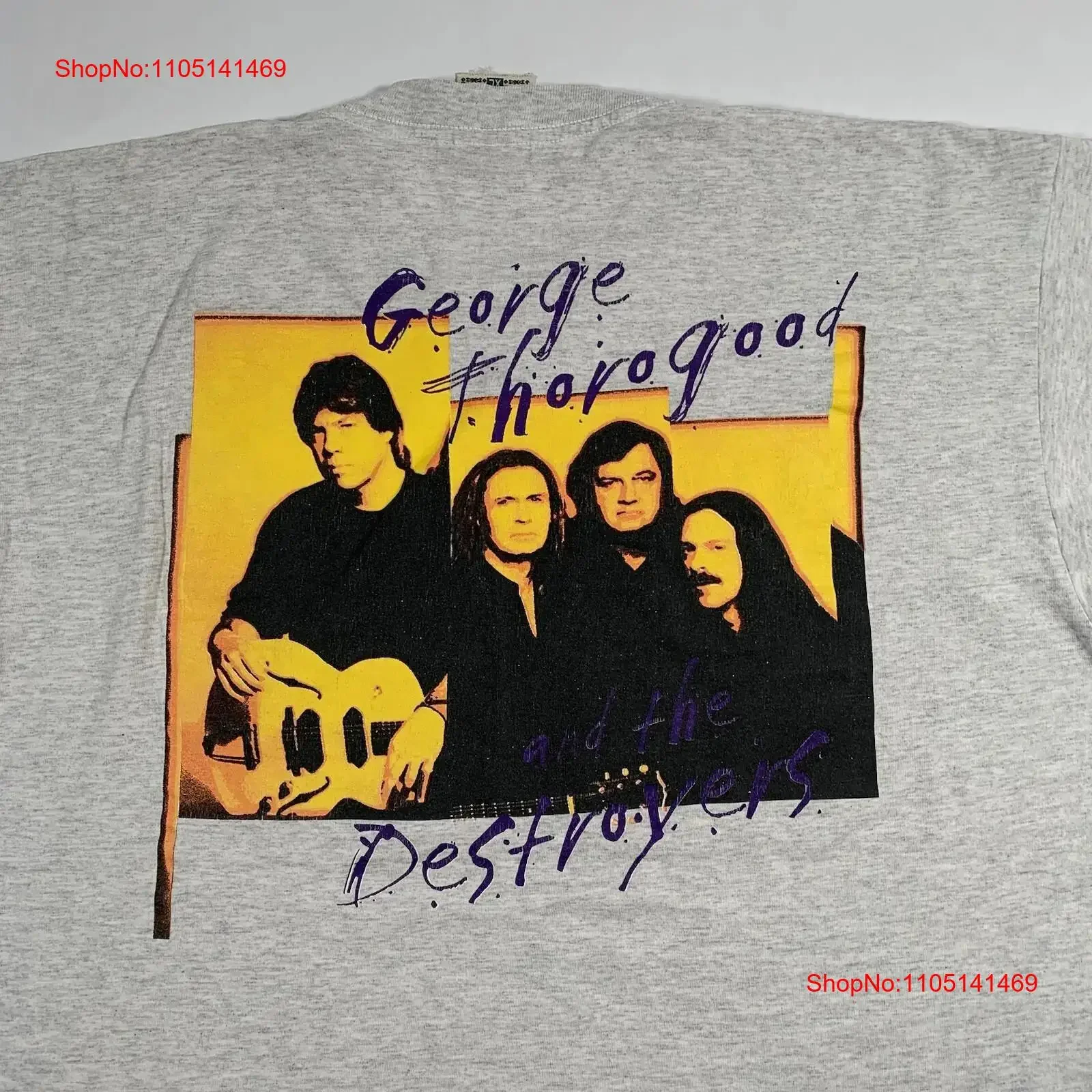VTG 90s George Thorogood The Destroyers Band T Shirt 1999 Tour XL X Large vintage Washed Comfortable Slightly Stylish