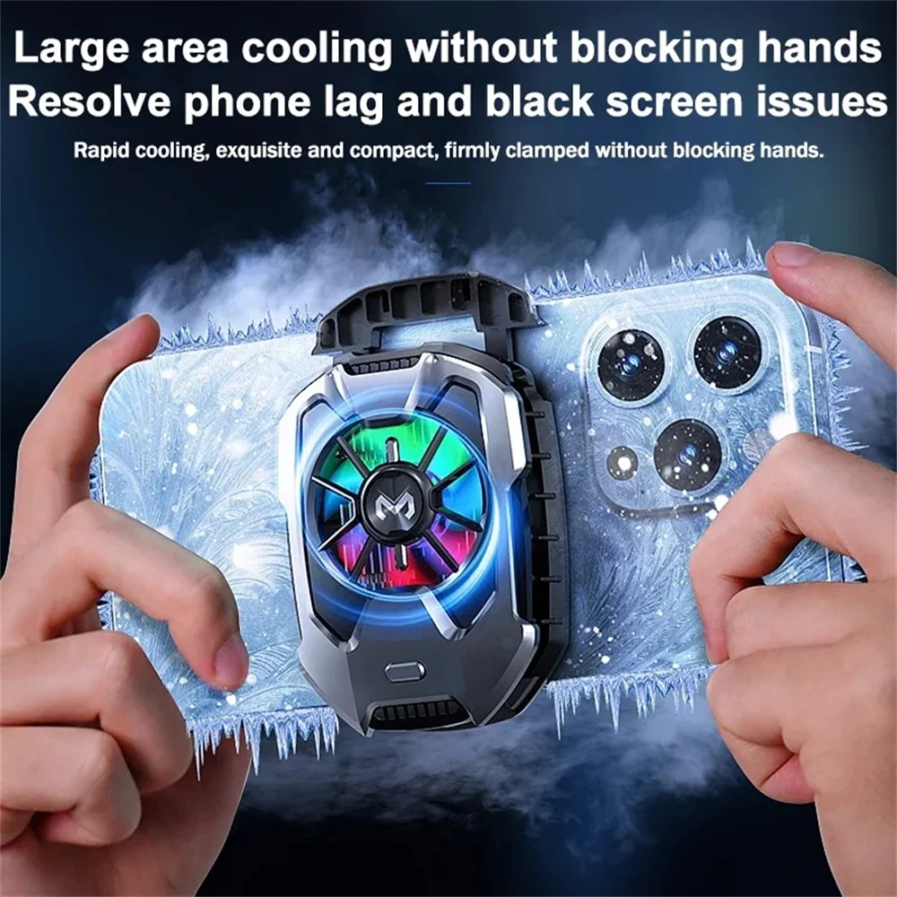 MEMO DLA8 Mobile Phone Semiconductor Cooling Fan Radiator for IPhone Android PUBG  Back Clip Game Cooler Gaming Accessories