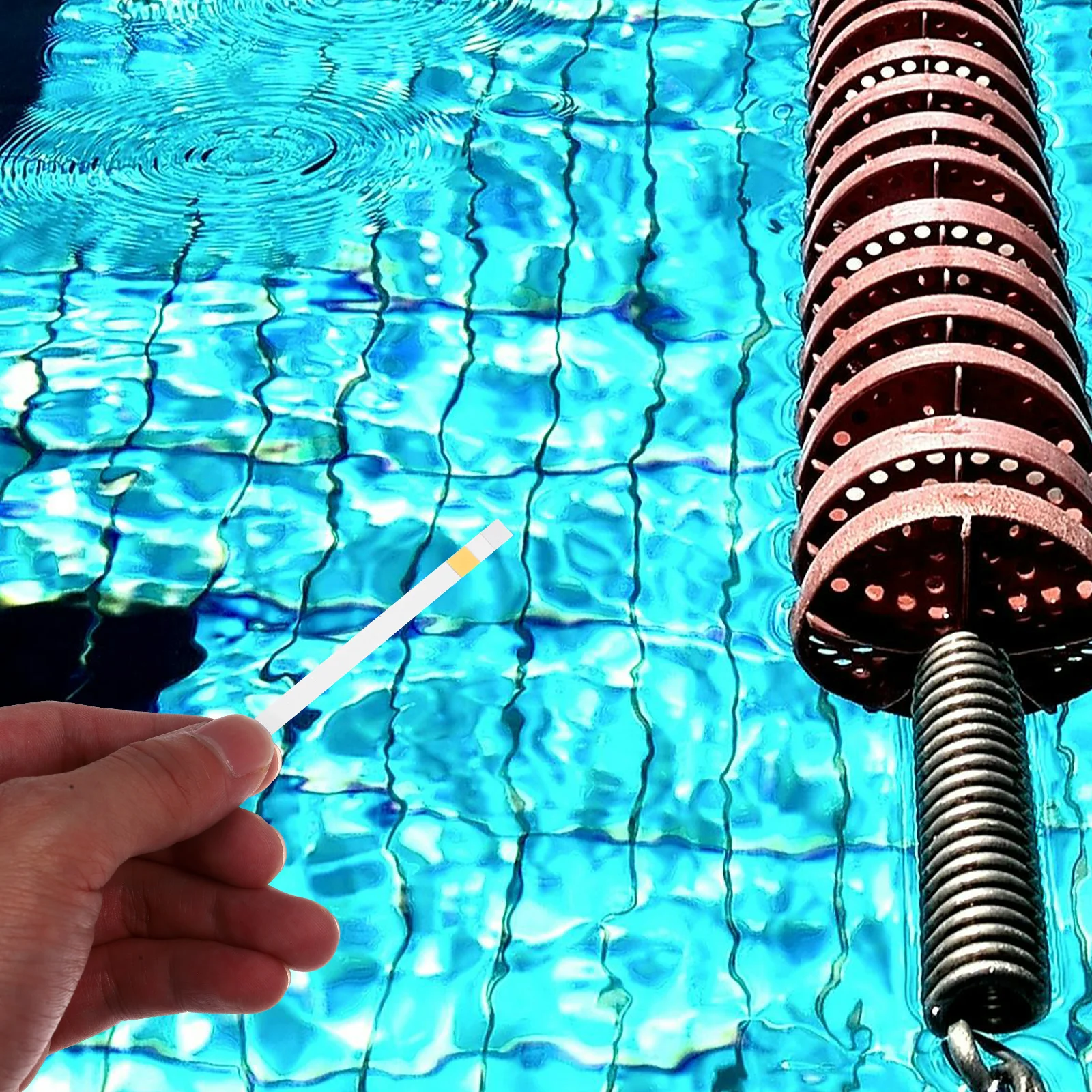 

Water Quality Paper Swimming Testing Strip For Pool Hot Tub Testing Strips pH Chlorine Hardness Tester Pool Supplies