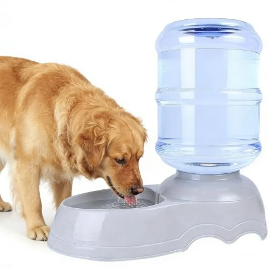 

Автоматический дозатор воды для собак на 11 л (3 галлона), большая поилка для собак, автоматическая поилка для домашних животных, гравитационная поилка для воды