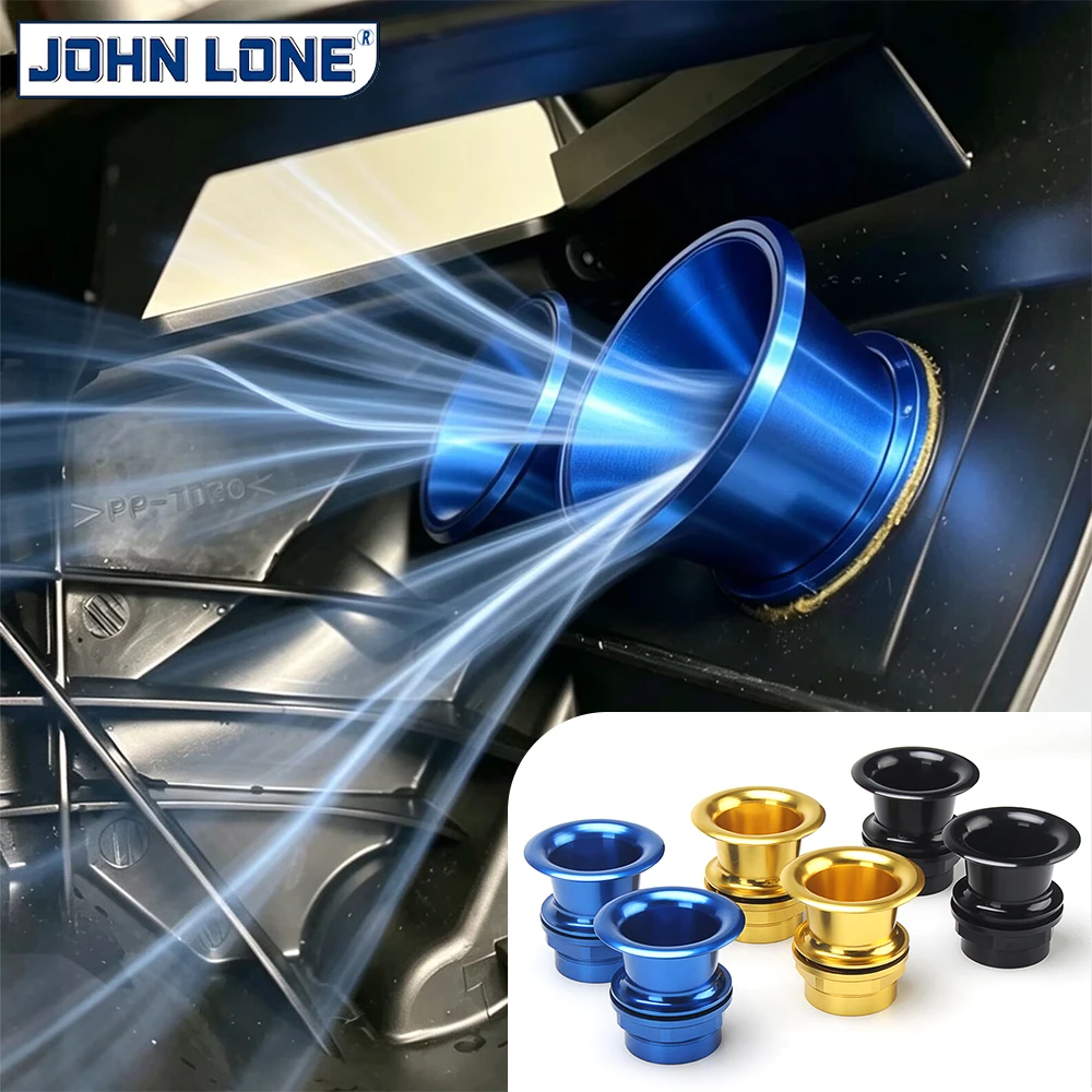 For YAMAHA R3 R25 MT03 MT-03 2019-2025 Air Intake Cup Wind High Flow Air Filter Velocity Stack Air Intake Cup Aluminum alloy