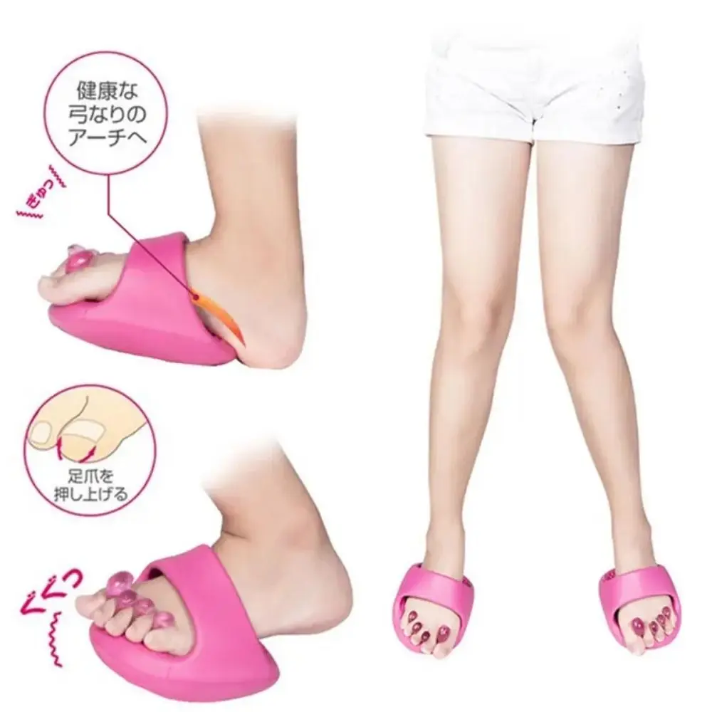 Women Weight Loss Massage Slippers Slide Sandals Shaking Shoes Thick Soled Postpartum Massage Slim Legs Shake Shoes