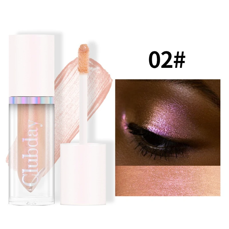 Makeup Chameleon Lidschatten, flüssiges Bühnen-Make-up, Gesichts-Highlight, aufhellender, monochromer, polarisierter Lidschatten, mehrere Farboptionen