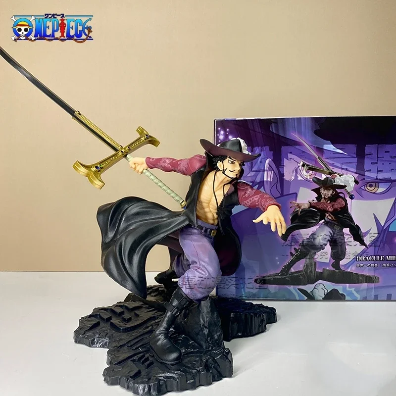 

One Piece Anime Figure Dracule Mihawk The Strongest Swordsman Anime Manga Statue PVC Action Figure Collectible Model Doll Toys