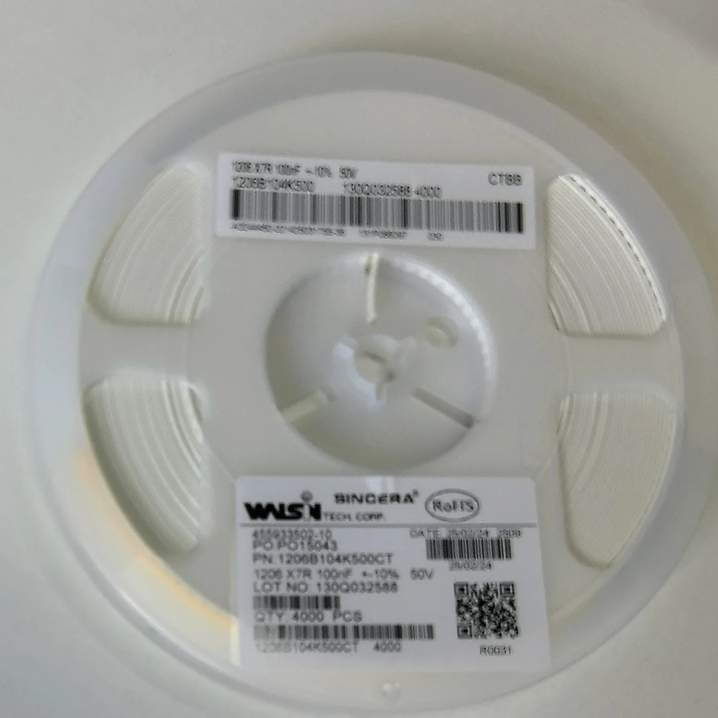 100PCS C1206 50V ALL Type6.8nF 10nF 18nF 22nF 33nF 47nF 56nF 68nF 100nF 220nF 330nF 470nF 680nF 1uF 2.2uF 4.7uF 10uF 3212 metric