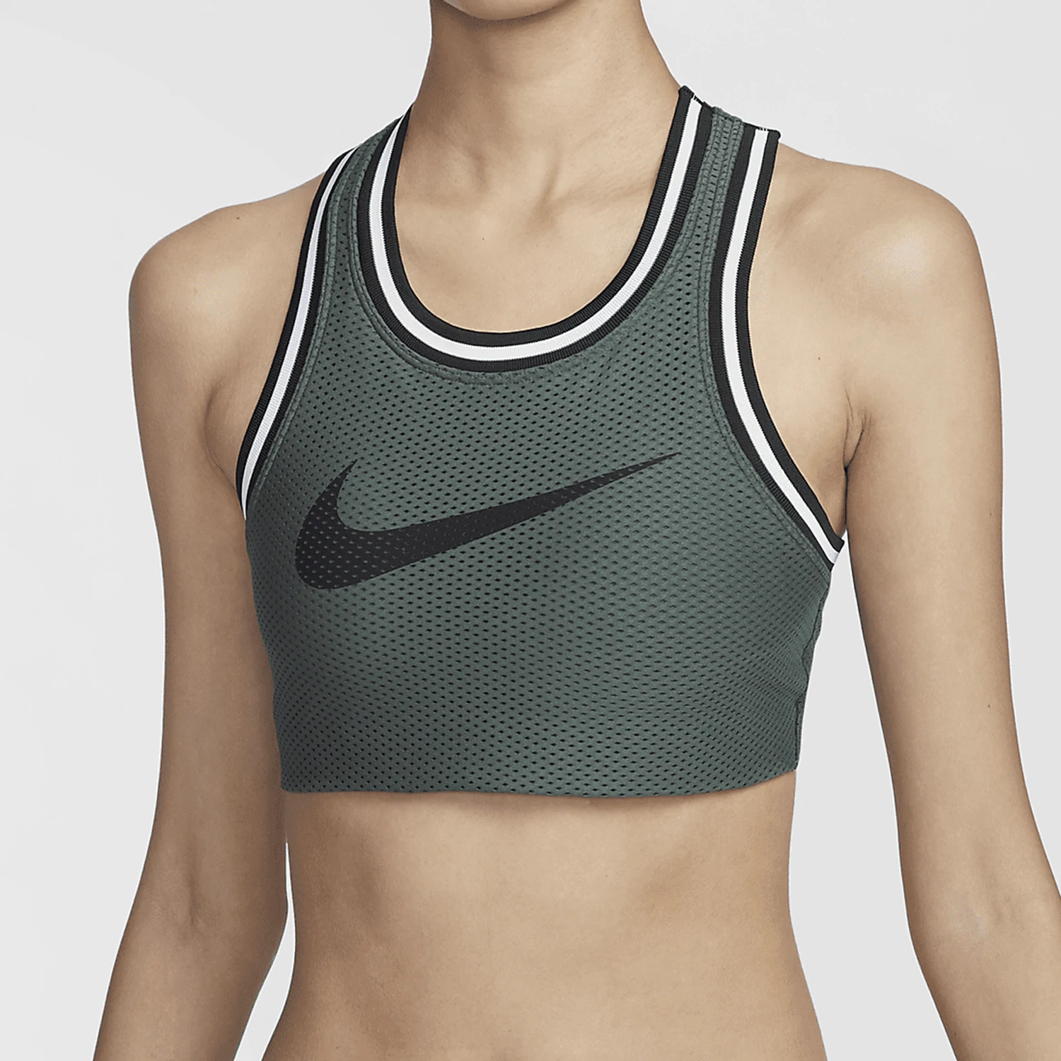 

Оригинальный продукт Nike, новый женский спортивный бюстгальтер из дышащей сетки для тренировок FV6276-338