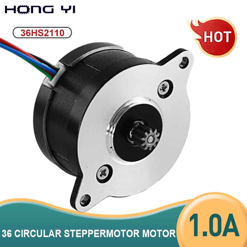 

Pancake Motor 1.0A ≥120mN.m 36HS2110 2-Phase 4-Lead Circular Extruder Motor 36BYGH 3D Printer Accessory Nema14 Stepper Motor