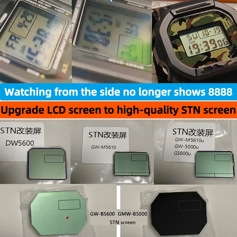 

Экран высокой четкости DW5600 GWB5600 GWM-B5000 GWM5610 GW5600, модернизированный STN LCD-экран для Casio, с высокой контрастностью.