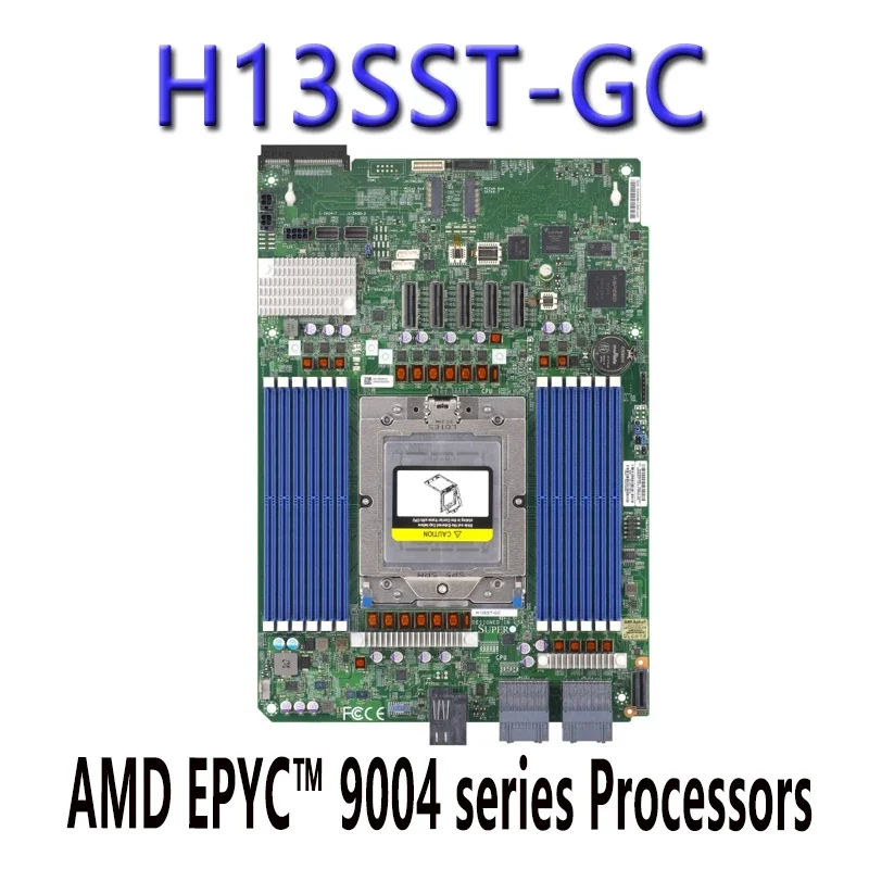 H13SST-GC FOR Supermicro Motherboards DDR5-4800MHz, AMD EPYC™ 9004 series Processors  processor Tested Well bofore shipping