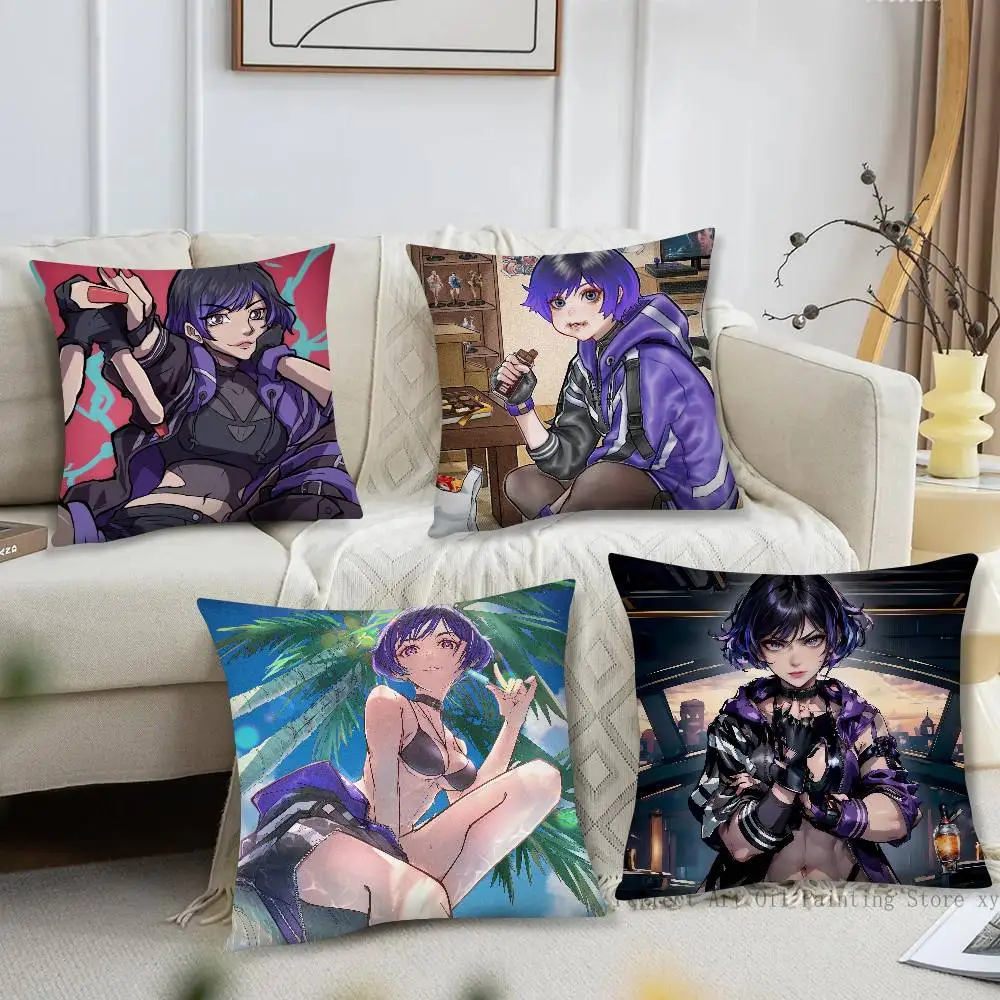 Reina Fighting Game T-Tekken 8 Pillow Case Fashion Square Pillowcase Bedroom Sofa Room Ins Decoration Leisure