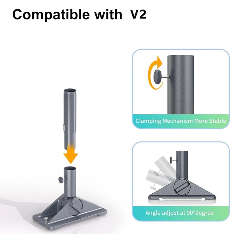 Angle Adjustable Roof Mounting Bracket Mount Adapter For Starlink Gen2 For Starlink V2 Antenna