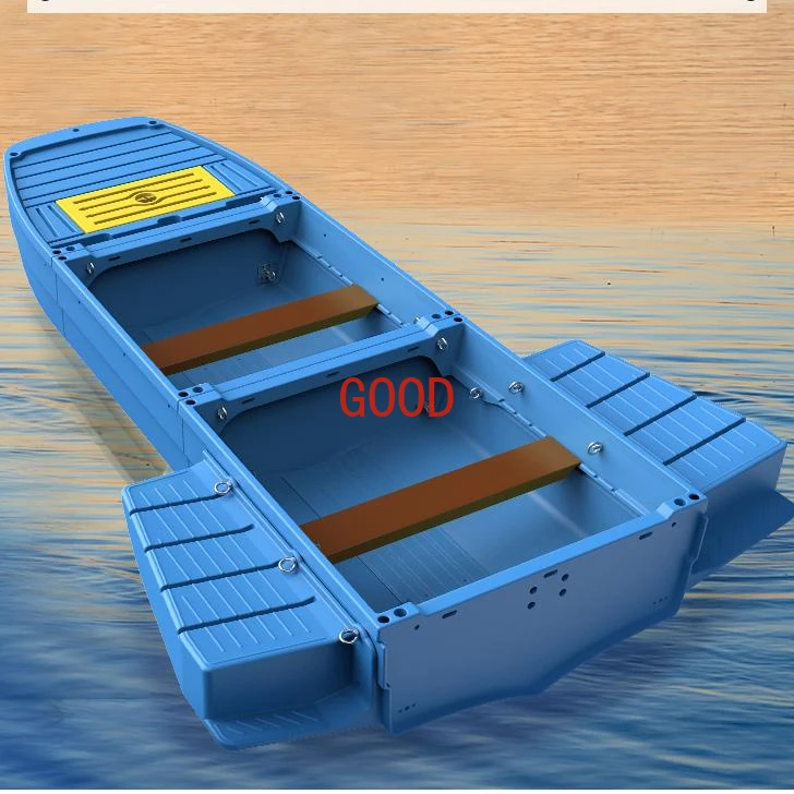 Portable Splicing Fishing Boat,Outdoor Assembly Removable,Multi-functional Sport Fishing Boat,Car Portable