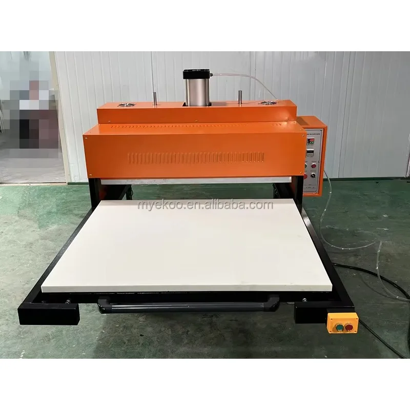 Large Format Pneumatic Double-Station Heat Press 80x100cm/100x120cm Factory Direct T-Shirt Sublimation Equipment With CE Mark
