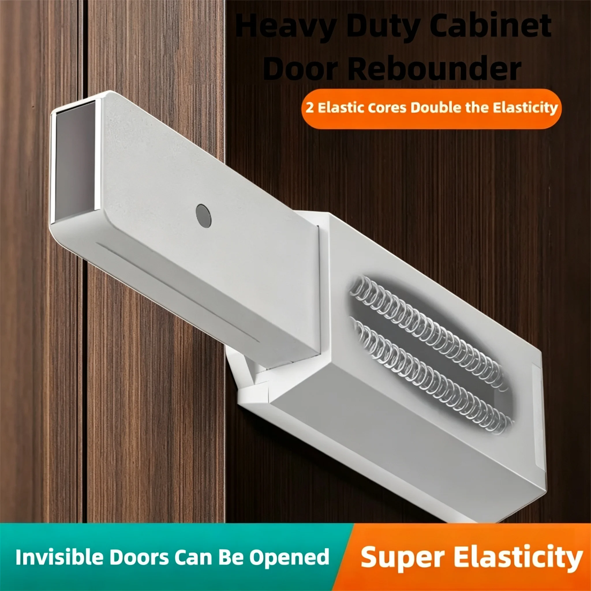 Household Cabinet Push‑to‑Open Latch Heavy‑Duty Self‑Popping Invisible Catch for Wardrobe Concealed Interior Door Fittings