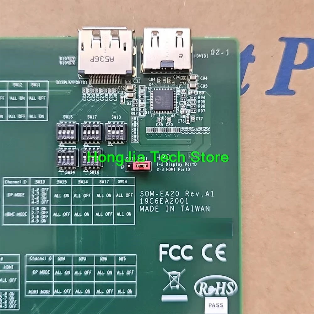 For Advantech Adapter Card SOM-EA20 REV.A1 PCIex16 To 2 HDMI And 2 DP Ports Compatible With SOM-DB5720 Development Board