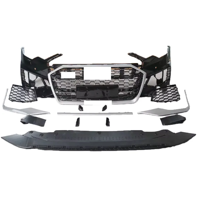 

Cc car Car Front Bumper Facelift PP Front Body Kit Front Bumper for A6 RS6 R6 C8 2019-2021