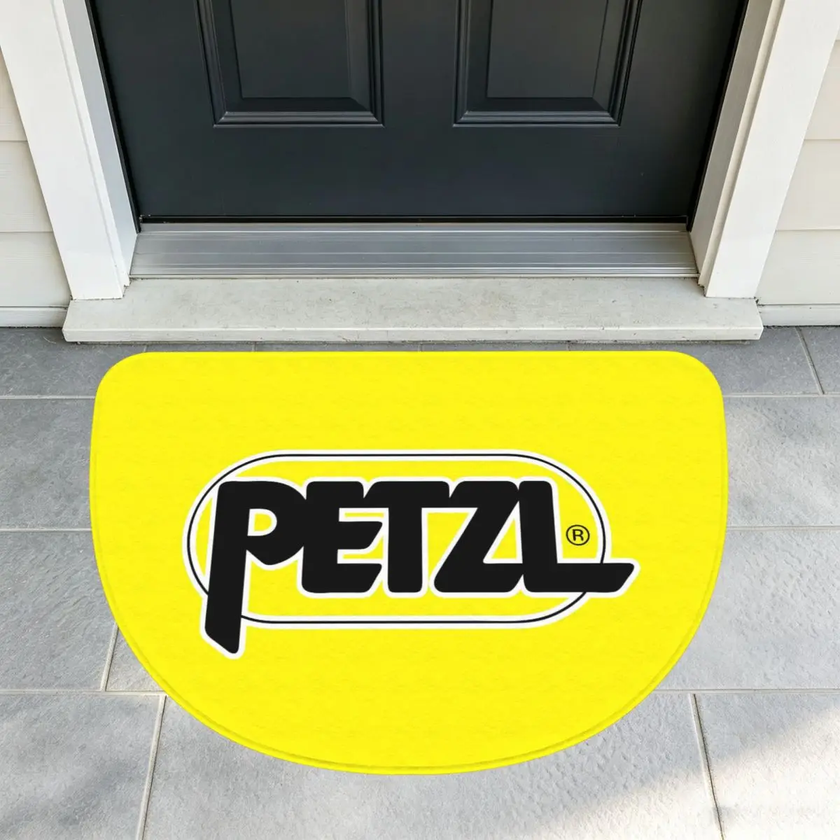 Коврик для спортивного скалолазания Petzl из мягкой фланели, полукруглый, нескользящий, впитывающий, для ванной комнаты и гостиной.