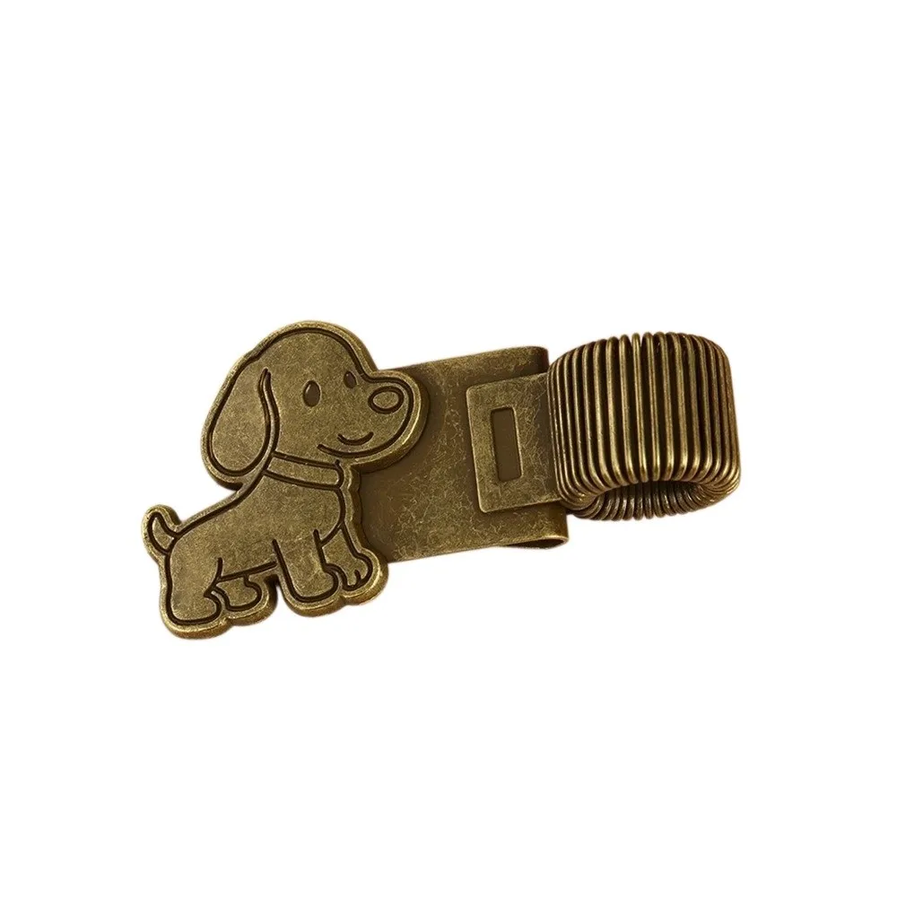 Securely Holds Puppy Pen Clip with Spring Heavy-Duty Secure Grip Cat Paw Pen Clip Telescopic Spring Durable Notebook Pen Holder