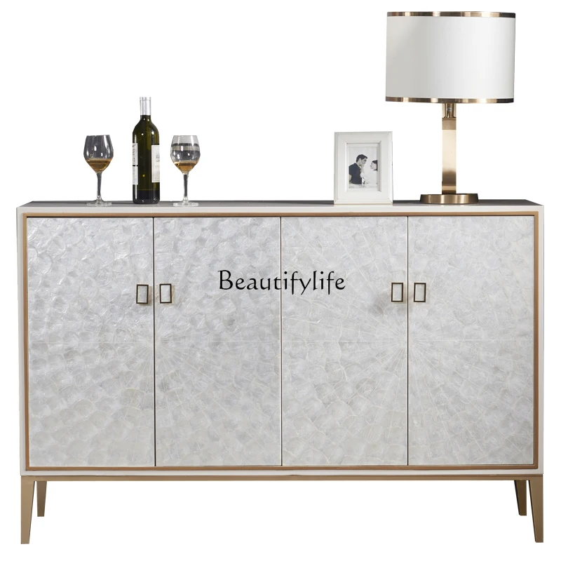 

Entrance cabinet Light luxury entrance foyer Decorative partition cabinet American shoe cabinet