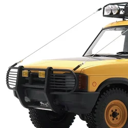 D1RC metalowa symulacja przedniego zderzaka lina stalowa dla zdalnie sterowany samochód gąsienicowy Traxxas Land Rover Camel Cup Discovery D90 D110 akcesoria