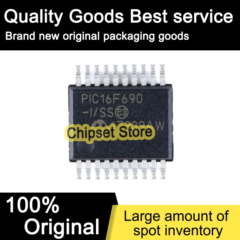 

2pcs PIC16F690-I/SS PIC16F690 I SS SSOP 100% Brand new