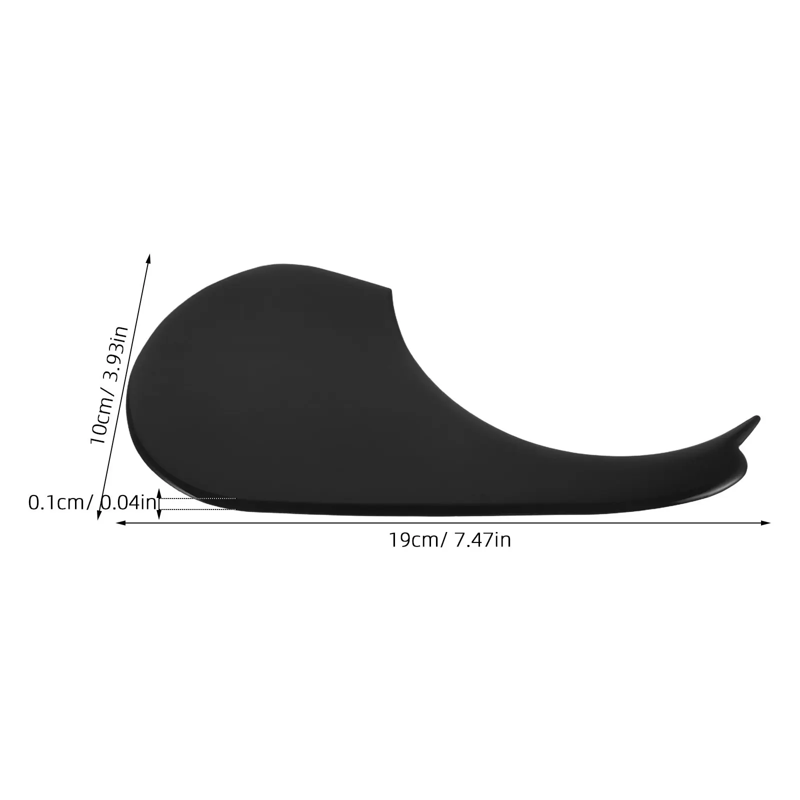 Self Adhesive Guitar Pickguard for Acoustic Black Plastic Protector Sheet Anti Scratch Plate Easy Peel and Stick for Folk Guitar