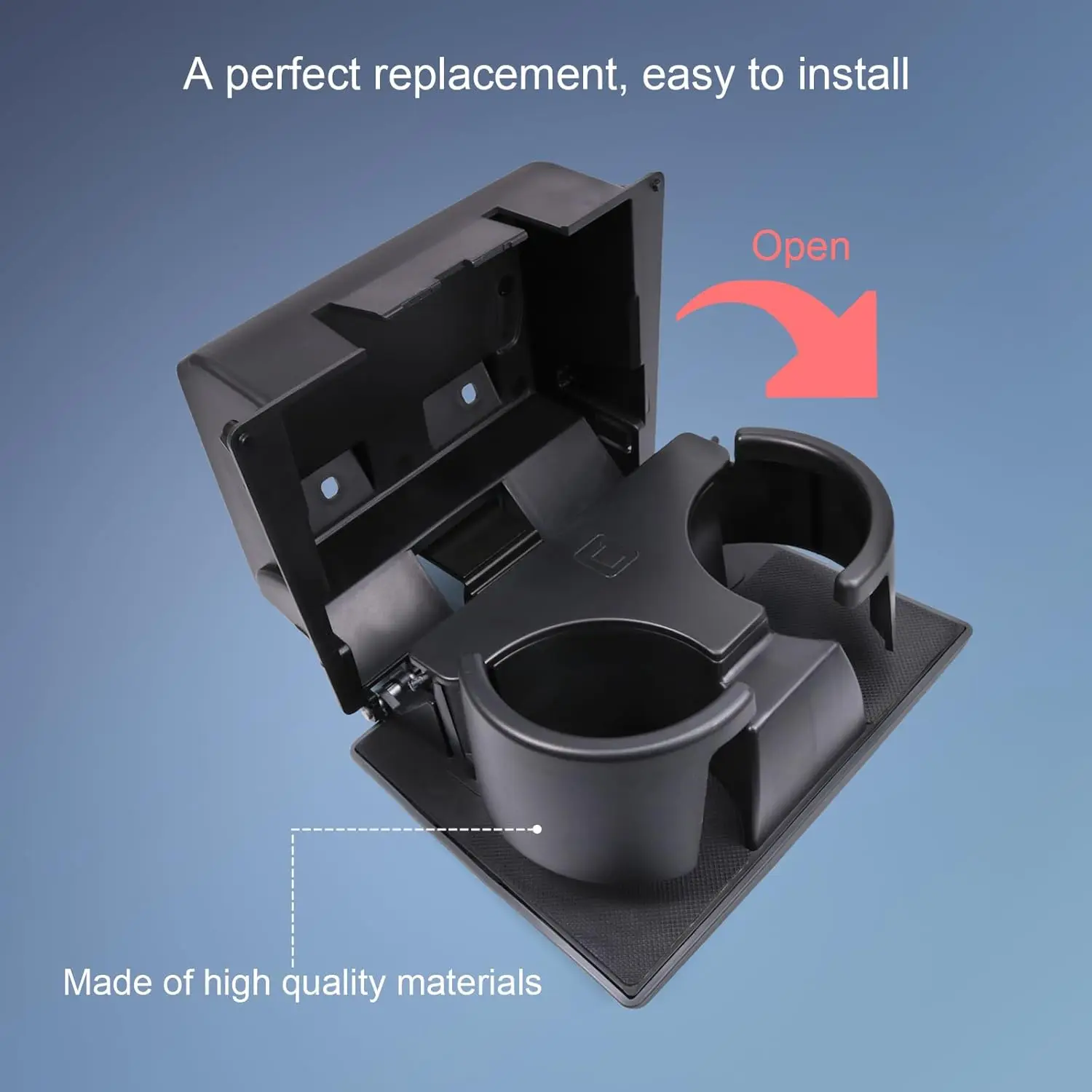 In-Dash Cup Holder 8C3Z-2513562-AC Fit Ford F250 F350 F450 F550 Super Duty 2008-2016 Dashboard Drink Holder Replacement view 4