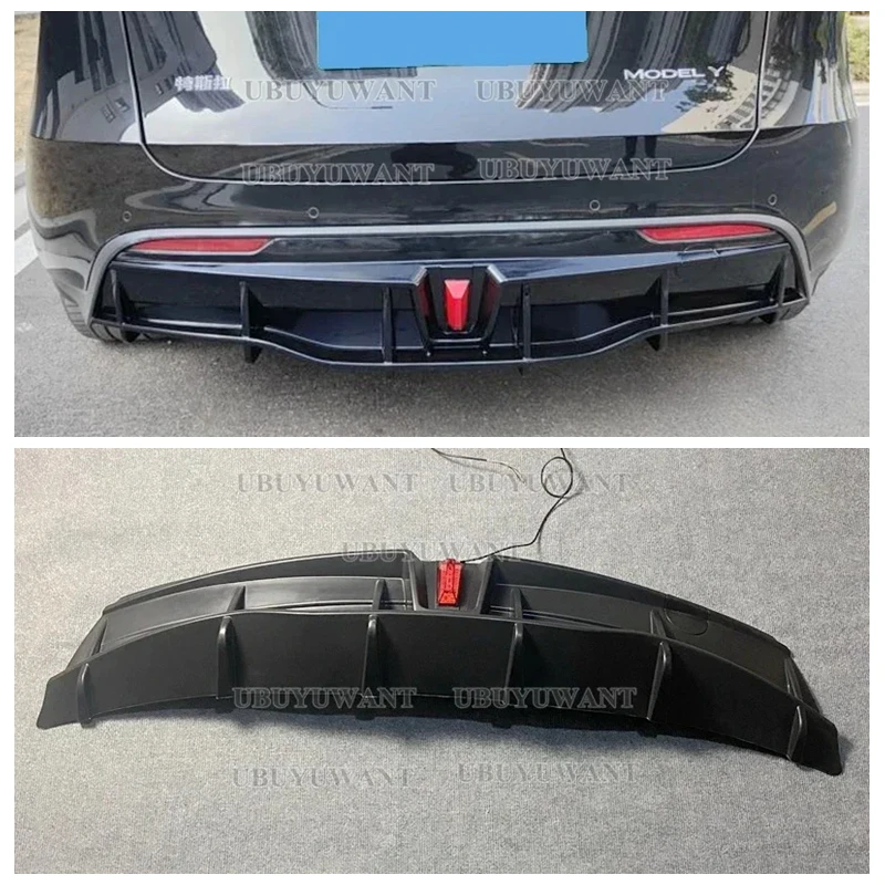 

Для Tesla Model Y 2018-2024 задний бампер, диффузор, задний спойлер, авто внешние аксессуары