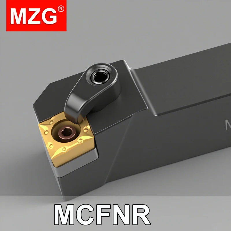 

MZG MCFNR2020 MCFNR2525 MCFNR3232 External Turning Tool Holder CNMG Carbide Inserts MCFNR MCFNL Lathe Cutting Tool