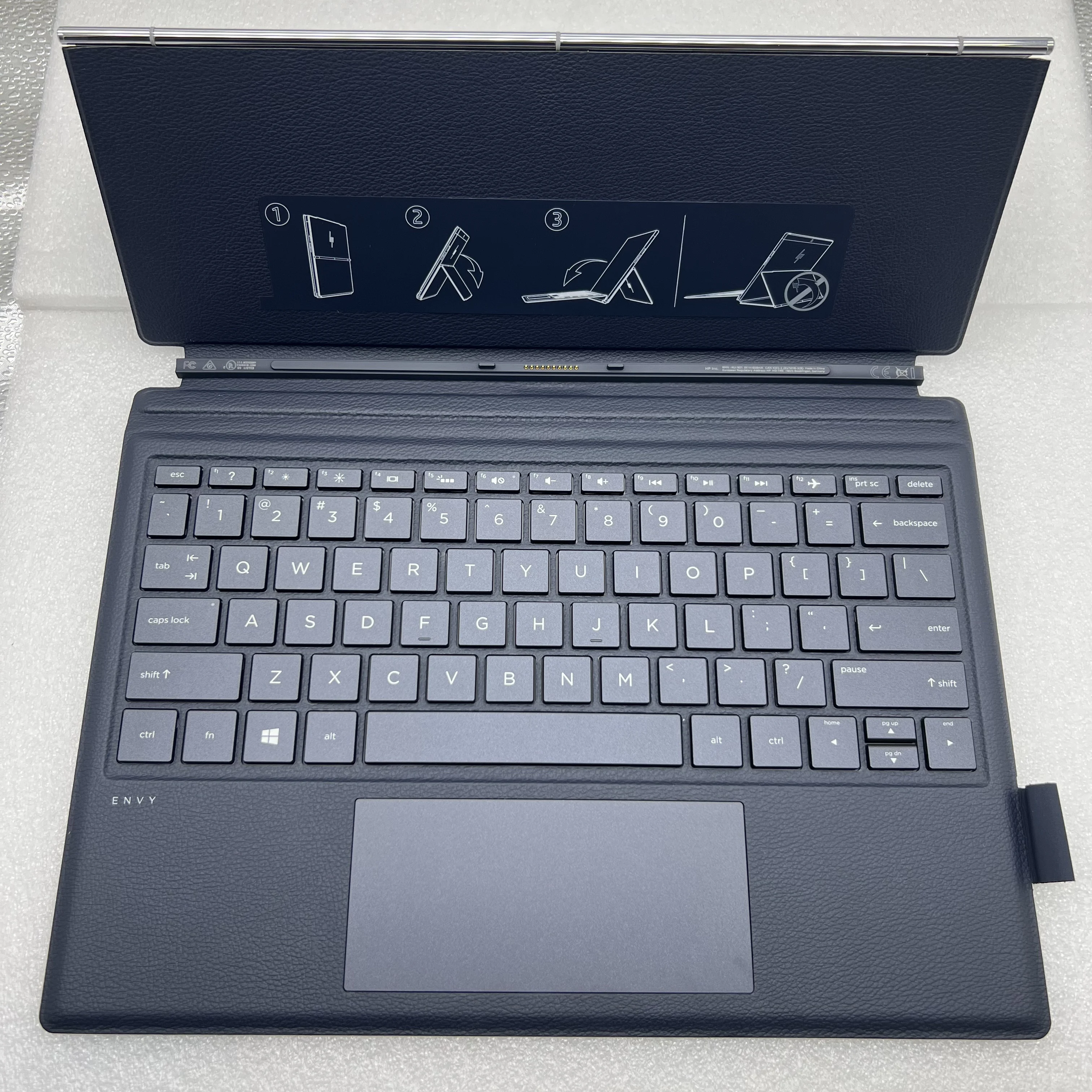 Original keyboard for HP ENVY X2 12-G Tablet 2-in-1 Keyboard Dock Holster Assembly D9B Case Replacement