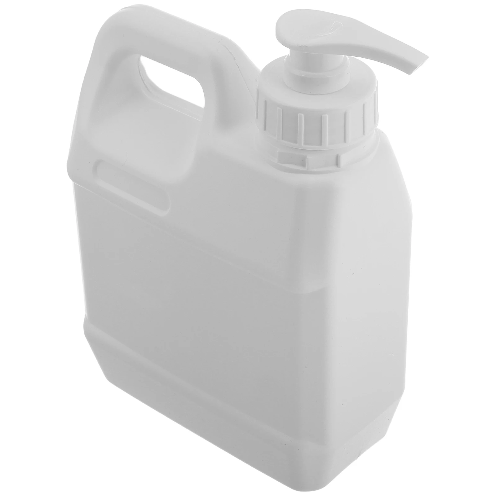 

Durable Refillable Shampoo Jug with Pump Lid Large Capacity Liquid Dispenser Bottle for Shower Gel Soap and Conditioner