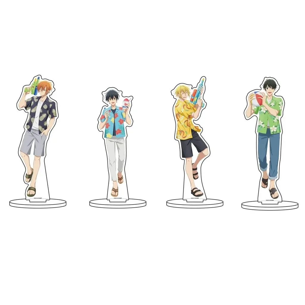 Juego Kagiura Akira Hirano Taiga Shuumei Yoshikazu muñeco con soporte acrílico figura de Anime modelo placa Cosplay juguete para regalo