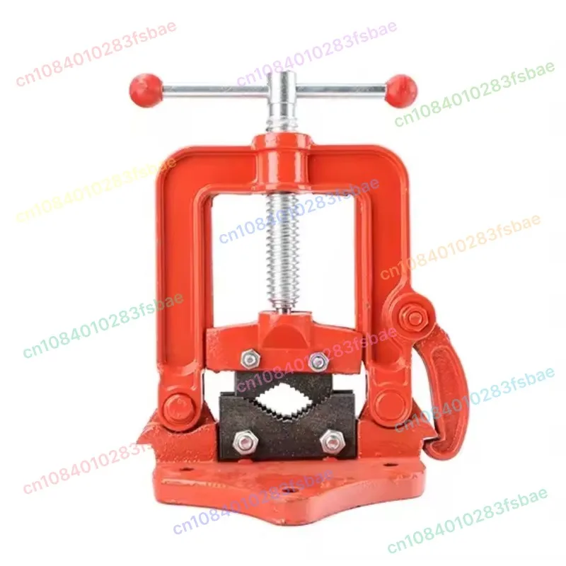 

1pcs Heavy Duty Water Pipe Tongs Manual Pipe Clamping Gantry Frame Bench Vice Pressure Tongs for Plumbing Tools 2#