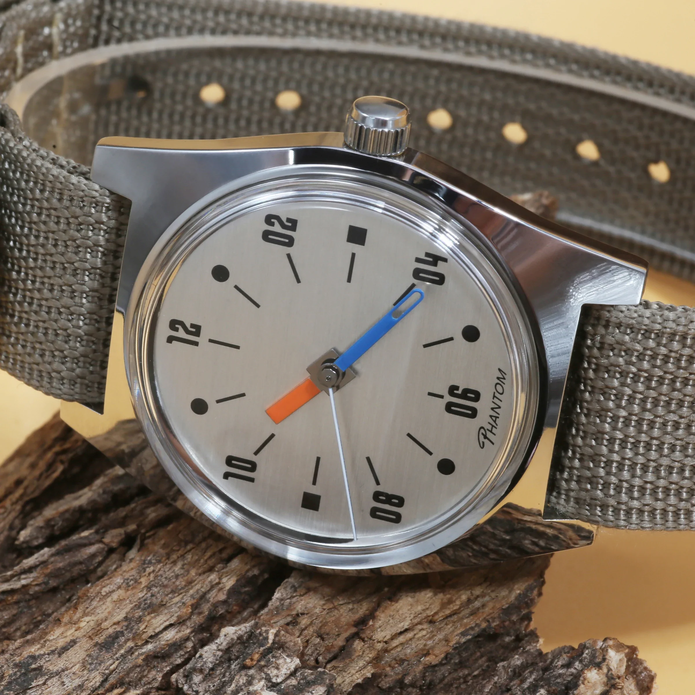 PHANTOM 7120 手巻き機械式腕時計 メンズ 36mm レトロ ビジネス 