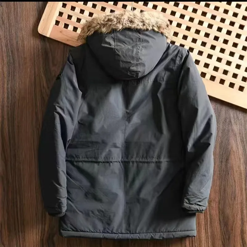 M65 Tooling Overcoat Waterproof Windproof Overcomes Cold Warm Winter Hooded Cotton Coat Outdoor Trekking Camping Walking Jacket