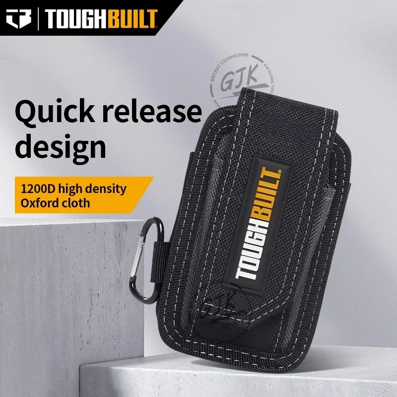 TOUGHBUILT  SMARTPHONE POUCH Thickened Abrasion Resistant 1200D High-density Wear-resistant Oxford Cloth Organizer Bag TB-33C