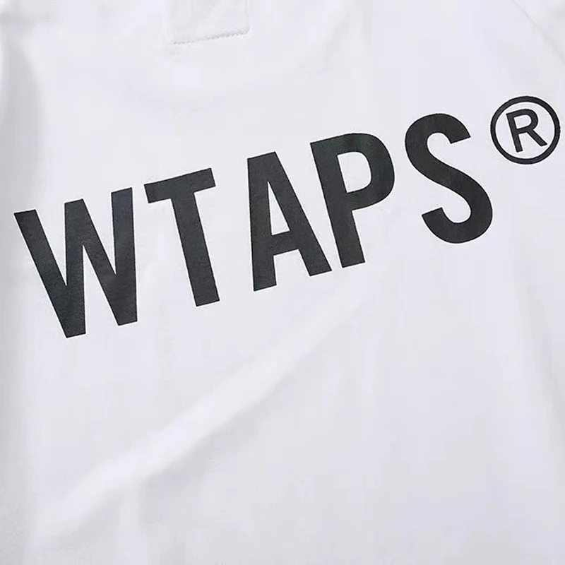 Fashion New WTAPS Tops High Quality Cotton Loose Simple Letter Embroidery Men Woman Short Sleeve Wtaps T-shirt